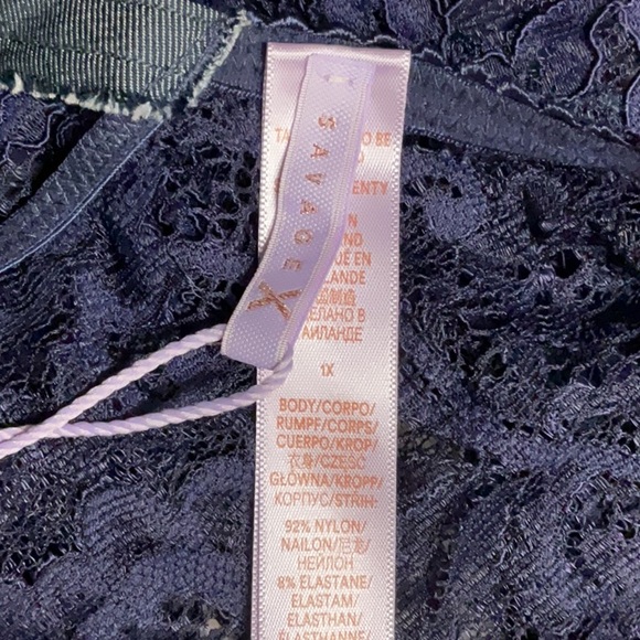 Savage x Fenty FRAMED IN DENIM LACE BRAZILIAN PANTY🌼 - Picture 7 of 7